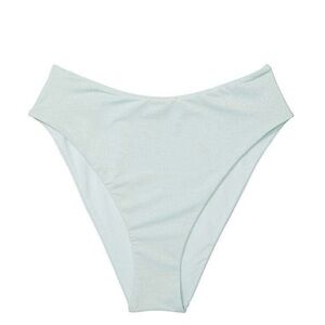 Victoria's Secret mint blue shine Bikini High-Cut Swimwear size small new